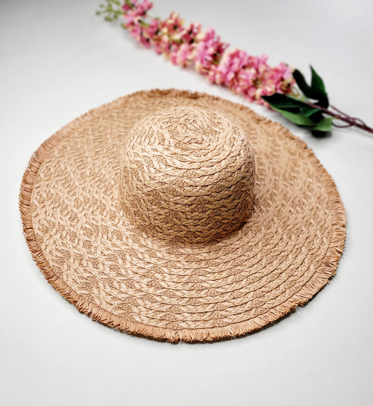 SOMBRERO PLAYERO – VICERA ANCHA DETALLES CON FLECOS